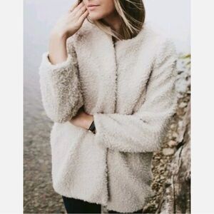 ARITZIA | WILFRED SHERPA TEDDY JACKET Black S